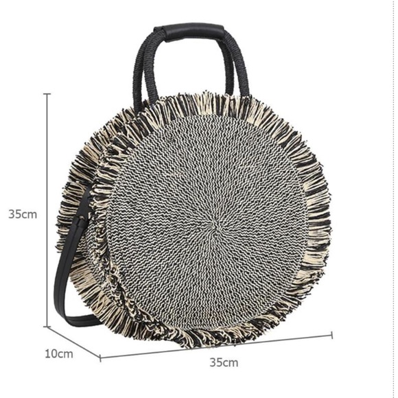 Straw Crossbody Bag - Picture 5 of 7